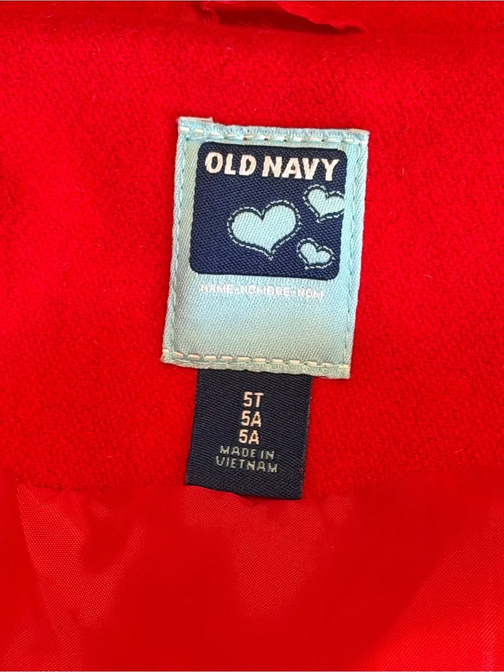 NWOT Old Navy Hooded Peacoat Size 5T